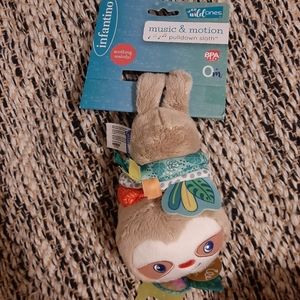 Sloth pull down music and motion toy